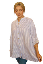 Load image into Gallery viewer, CLEM SHIRT - Blue Stripe
