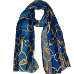Load image into Gallery viewer, SNAFFLE BITS SCARF - BLUE
