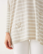 Load image into Gallery viewer, Catalina Sweater - Sand Stripes
