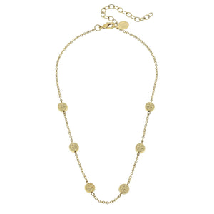 DAINTY ST. BENEDICT’S COIN NECKLACE