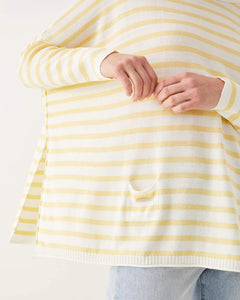 Catalina Sweater - Limoncello Stripes
