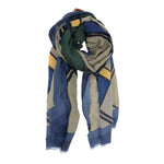 Load image into Gallery viewer, NAVY ARGYLE SCARF
