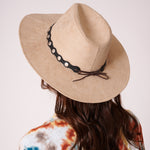 Load image into Gallery viewer, FAUX SUEDE RANCHER HAT - BEIGE
