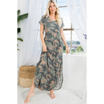 Load image into Gallery viewer, CAMO MAXI DRESS

