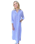 Load image into Gallery viewer, STEVIE DRESS - Blue Stripes
