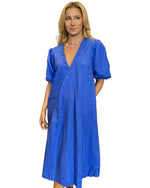 Load image into Gallery viewer, CHARLOTTE DRESS - Ocean Blue
