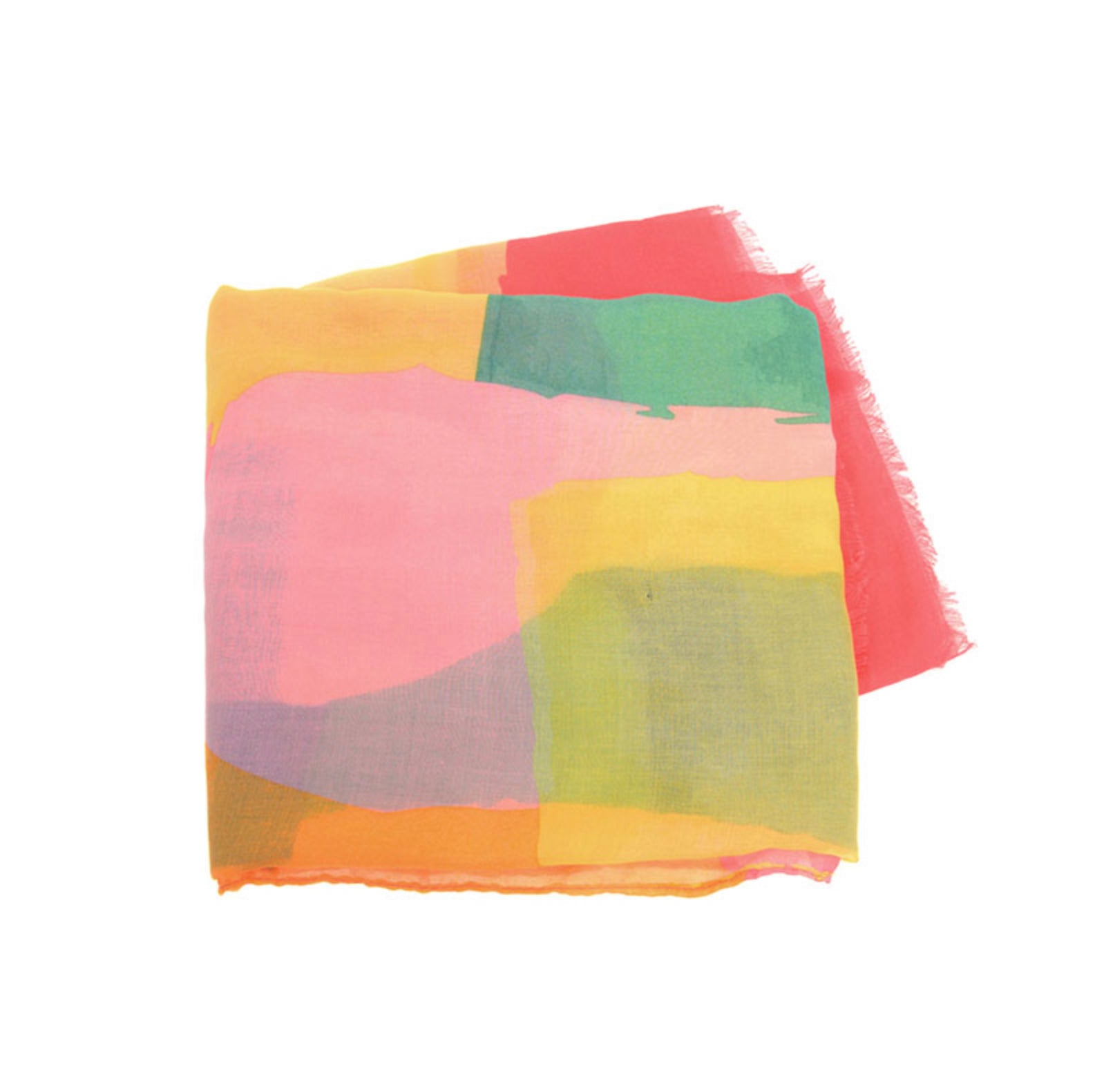 PINK PAINT STROKES SCARF