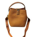 Load image into Gallery viewer, GENUINE LEATHER TOP HANDLE BAG - Camel
