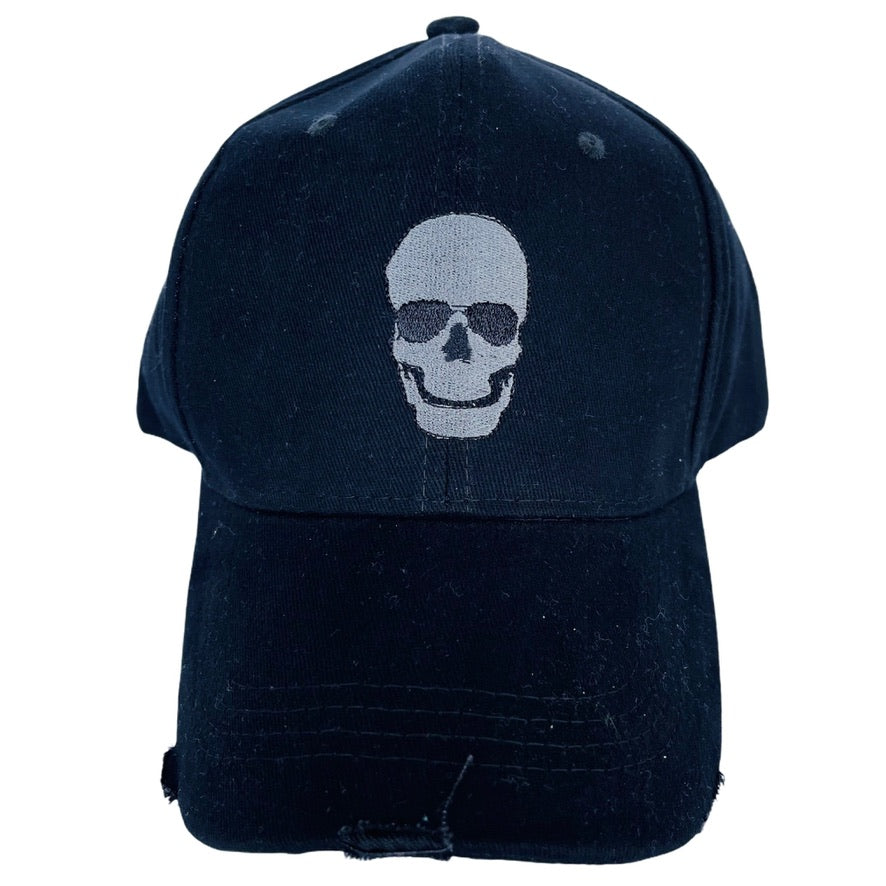 HAUTE SHORE BASEBALL CAP - Black Skull