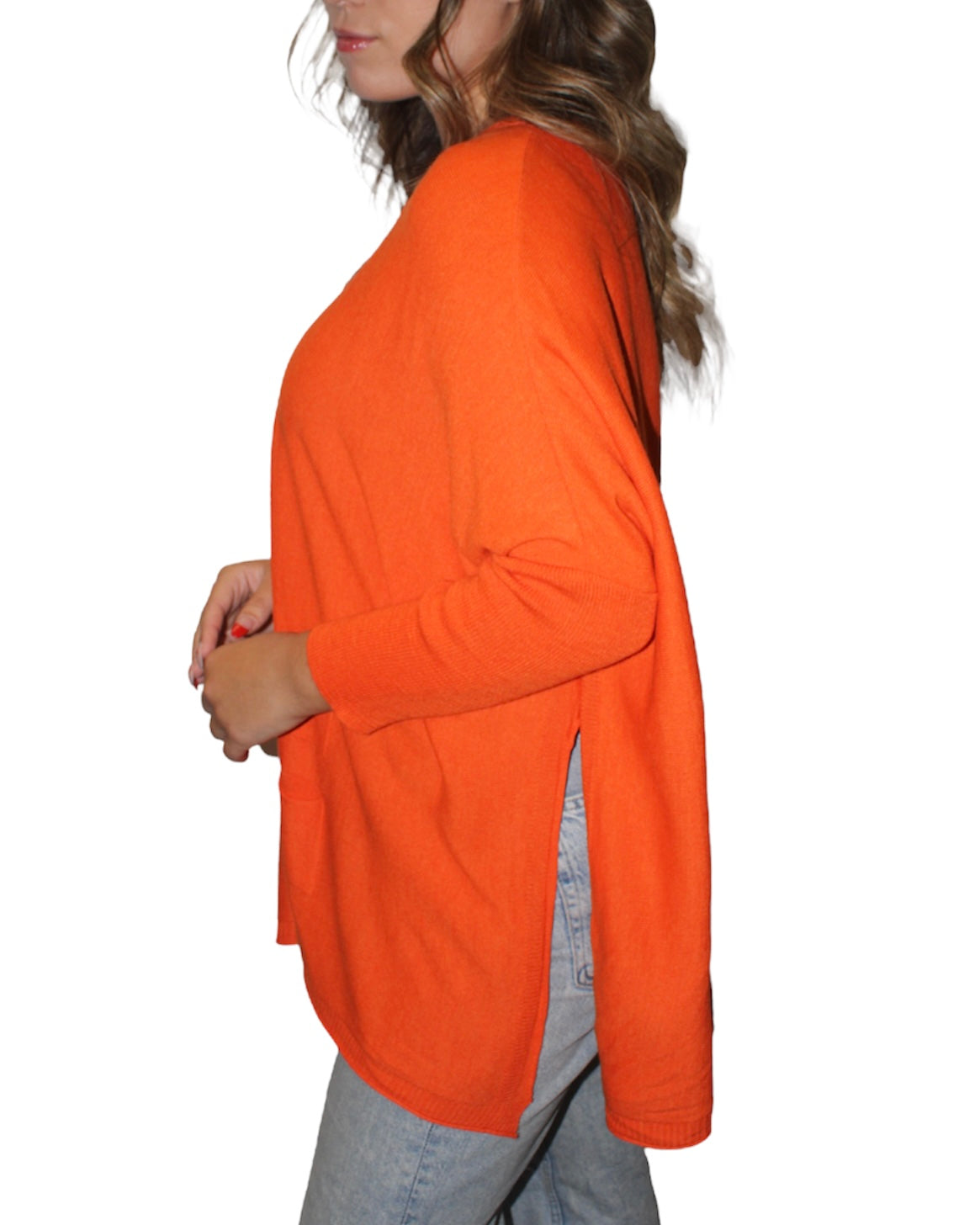 Catalina Sweater - Bright Orange