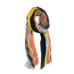 Load image into Gallery viewer, GREY SUNSET STROKE SCARF
