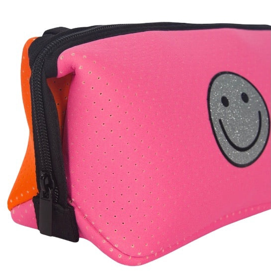 ERIN "SMILEY" COSMETIC BAG