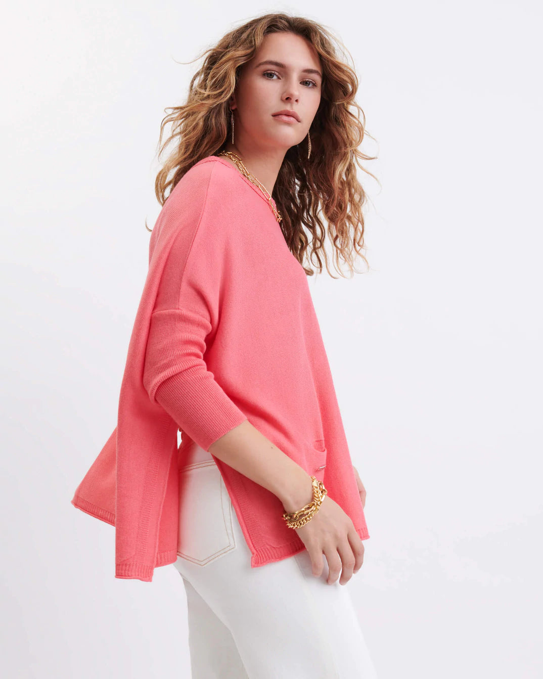 Catalina Sweater - Coral
