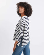Load image into Gallery viewer, Catalina Sweater - Navy Stripes

