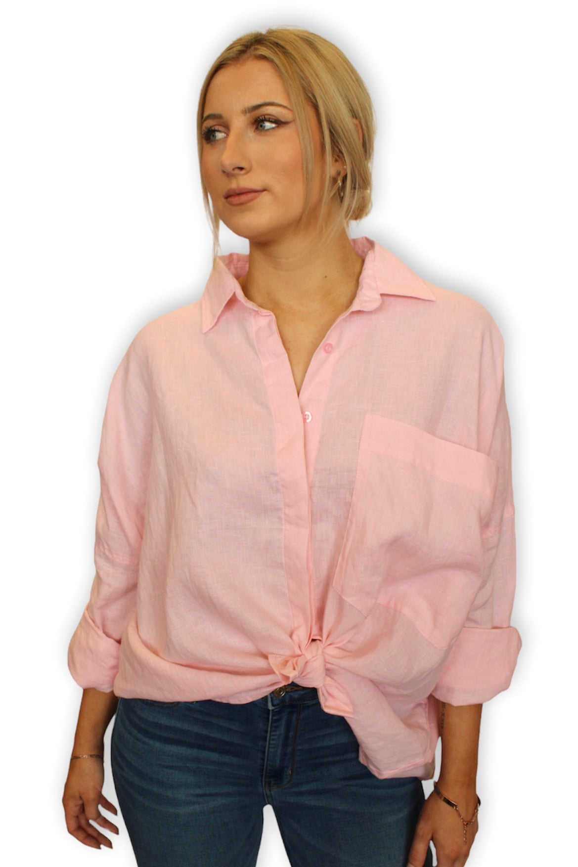 CATE SHIRT - Pale Pink