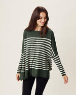 Load image into Gallery viewer, Catalina Sweater - Juniper Stripes
