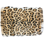 Load image into Gallery viewer, FUZZY LEOPARD INFINITY SCARF - CARAMEL
