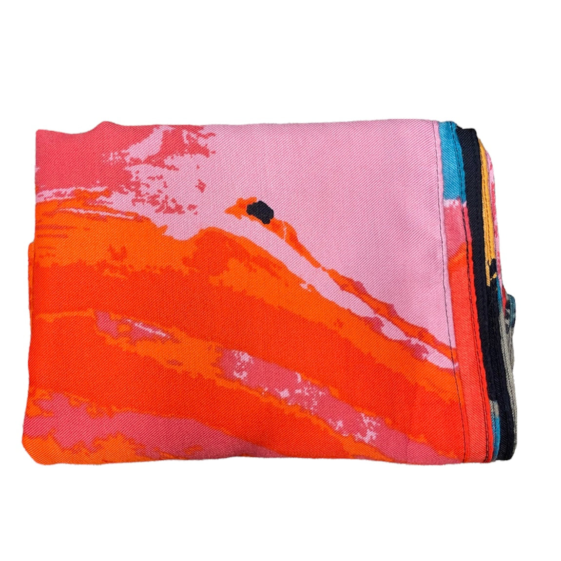 ABSTRACT WAVES SCARF - PINK
