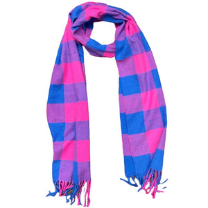 IVY LEAGUE SCARF - PINK & BLUE
