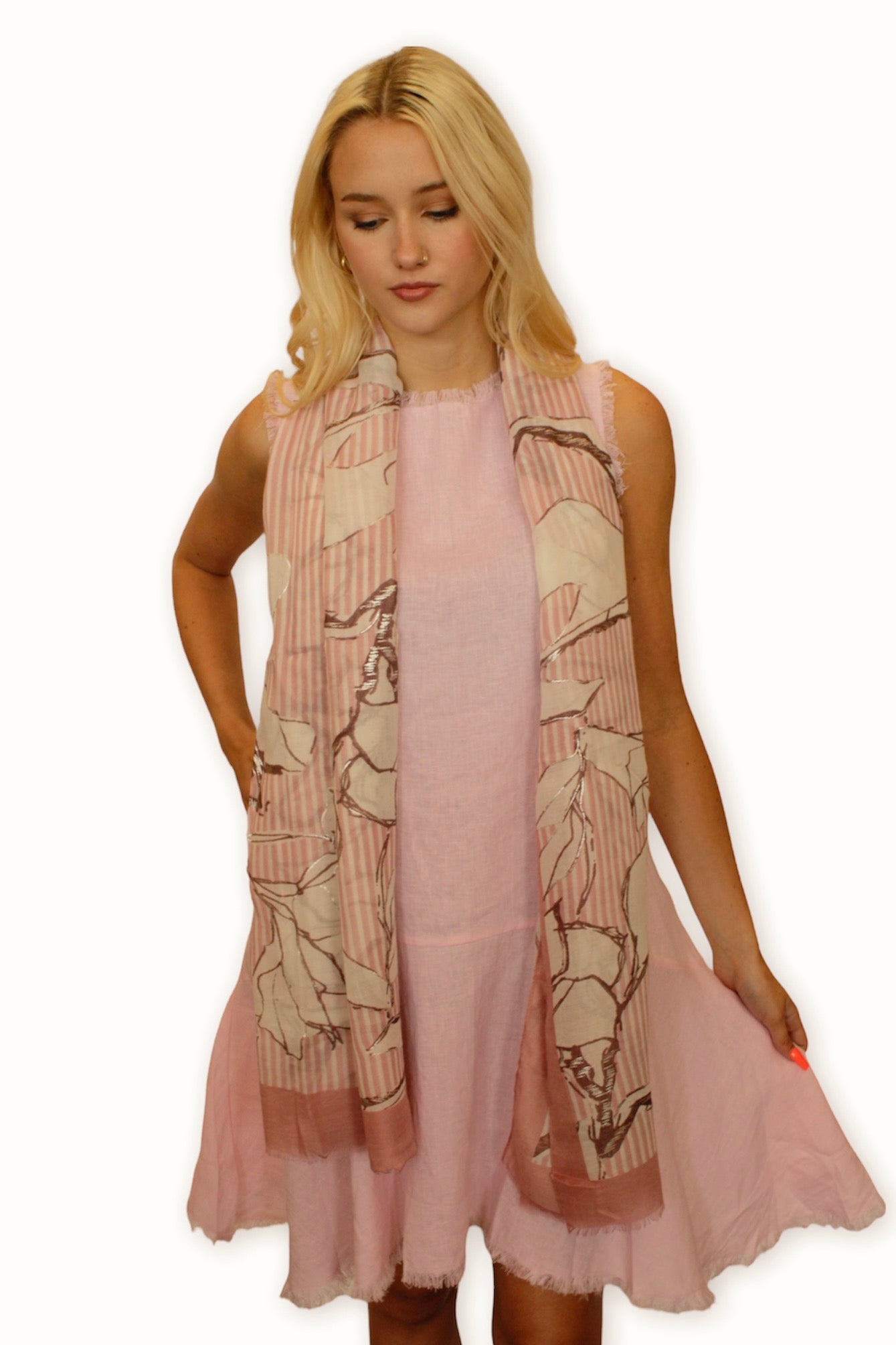 SIREN’S ISLE SCARF - PINK