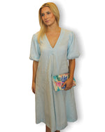 Load image into Gallery viewer, CHARLOTTE DRESS - Pale Blue
