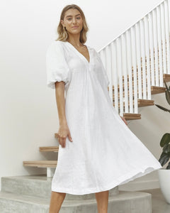 CHARLOTTE DRESS - White